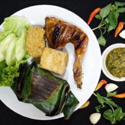 Ayam Bakar Madu   Nasi Bakar   Tahu / Tempe   Sambal Hijau