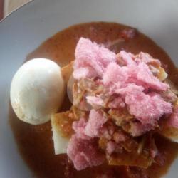 Lontong Gulai Nangka   Miegor  Telur