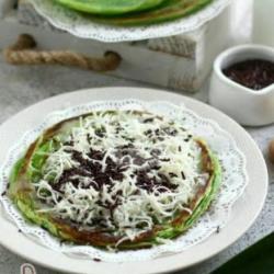 Roti Maryam Pandan Mini Toping