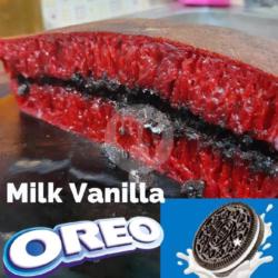 Martabak Bangka Red Velvet Oreo Milk Vanilla