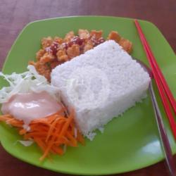 Nasi Ayam Katsu Bolognese