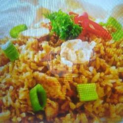 Nasi Goreng Ayam Suir Pedess Fre Es Teh