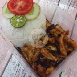 Nasi Fillet Ayam Goreng Mentega