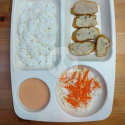 Bento Set Ayam Udang Gulung