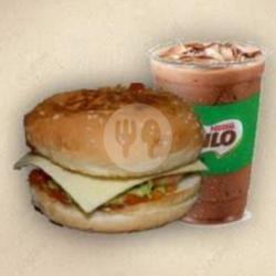 Cheese Burger Standar Milo