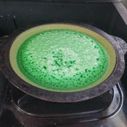 Martabak Pandan Kacang Coklat Susu   Telor Ayam Biasa