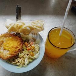 Paket Mie Kuah Wareg Komplit Es Teh