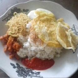 Nasi Uduk   Telur Dadar