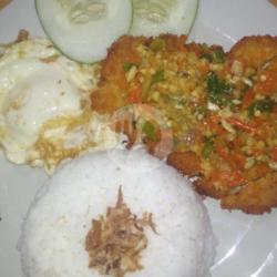 Nasi Katsu Ayam Geprek