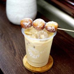 Es Kopi Susu Creamy   Sate Donat