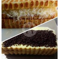 Roti Keju Coklat Dipisah