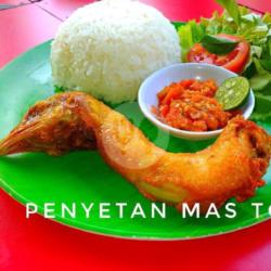 Nasi Kepala Kremes   Es Teh