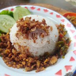 Sego Sambel Tempe Tubruk