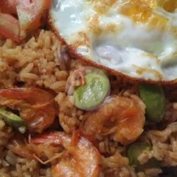 Nasi Goreng Pete Udang Telor Pisah