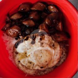 Nasi Sosis Lada Hitam