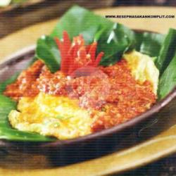 Telur Dadar Sambel Penyet