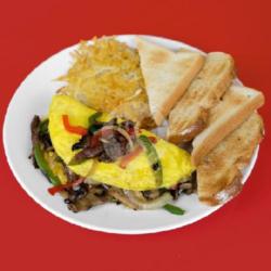 Philly Cheesesteak Omelette