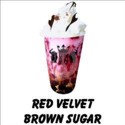 Red Valvet Boba Milk Brown Sugar