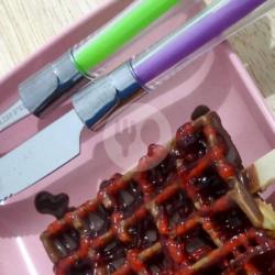 1waffle 2rasa. Coklat Stawberry