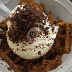 Waffel Chocolate   Ice Cream Vanilla Free Choco Flake