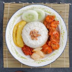 Nasi Udang Rica - Rica