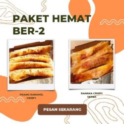 Paket Hemat 1 (pisang Karamel   Banana Crispy Series)