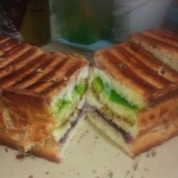 Roti Bakar Blueberry   Melon