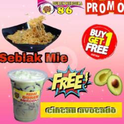 Promo Seblak Mie Free Cincau Avocado