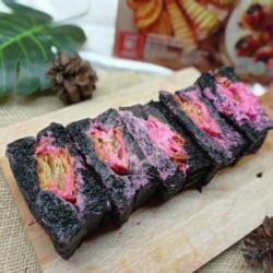 Roti Bakar Premium Hitam Strawberry Lava