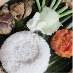 Nasi Ampela Ati Sambel Bawang  Tahu Susu