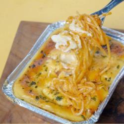 Spaghetti Chicken Brulee