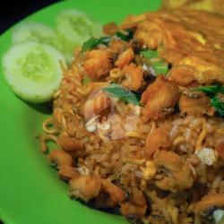 Nasi Goreng Mawut Ikan Asin