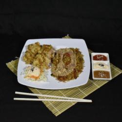 Nasi Goreng Crispy Chicken Bbq