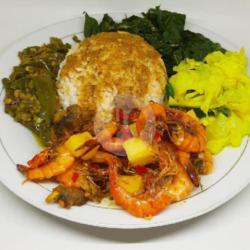 Nasi Sambal Udang Kentang