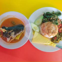 Nasi Sayur   Sambal   Kepala Patin Gulai