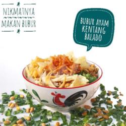 Bubur Ayam Kentang Balado