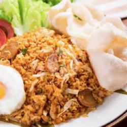 Paket Nasi Goreng   Telur   Sosis   Ayam Suwir