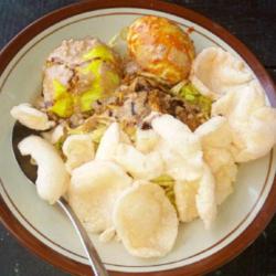 Nasi Kuning Batagor ( Nasi Kuning Balado Telor Plus Tahu Goreng)