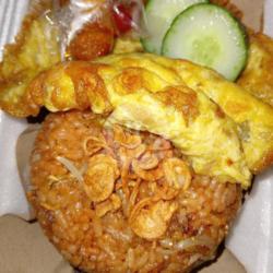 Nasgor Saus Tiram Telur Dadar Pedas