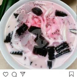 Es Kelapa Muda Cincau Vanila Sirup