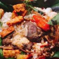 Nasi Sayur Ati Ampela Ayam