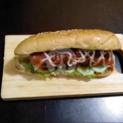 Hot Dog Bratwurst Lada Hitam