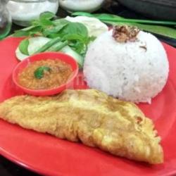 Nasi Sambelan Telor Dadar