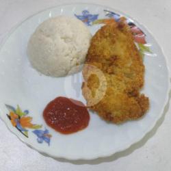 Nasi Chicken Katsu Ayam Dan Free Es Teh Manis