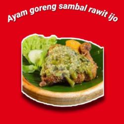 Paket Ayam Goreng Sambal Rawit Hijau