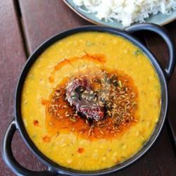 Vegan Moong Dal Tadka  - Yellow Lentils With Tampering Of Indian Spices