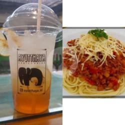 Promo Spagheti Bolognaise   Honey Lime (large)