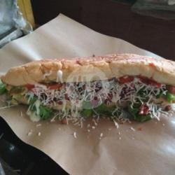 Roti Long John  25cm Asin (toping Kombinasi)