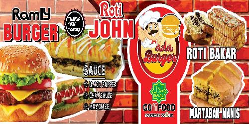 Grobak Ada Burger, Burger Ramly, Roti Jonh, Roti Bakar, Laksamana Bintan