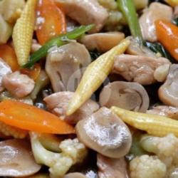 Jagung Muda Cah Ayam / Udang